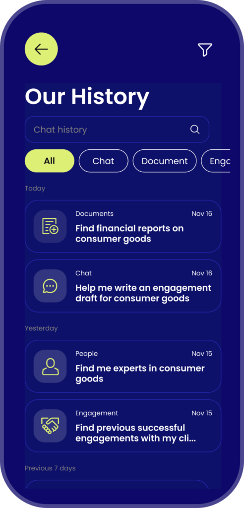 Ai assistant mobile mockup